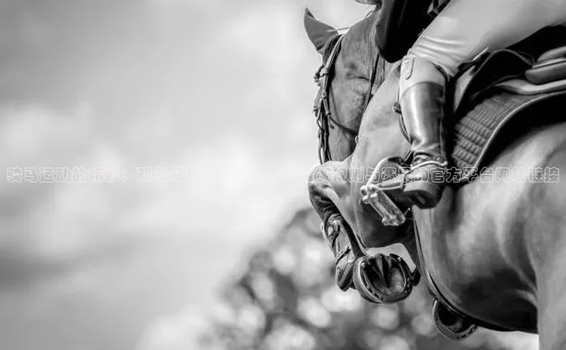 骑马运动的精彩：观看最新的骑马比赛、竞赛规则与赛果的官方平台网址链接